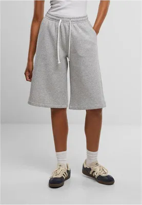 Immagine prodotto di Urban Classics - Pantaloncini in felpa da donna, grigio melange, taglia S