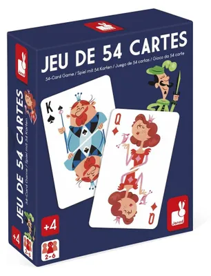 Image de Janod Jeu de 54 Cartes pour Enfants Janod