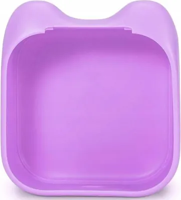 Immagine prodotto di Custodia in silicone per stampante termica Phomemo T02 con orecchie di gatto viola