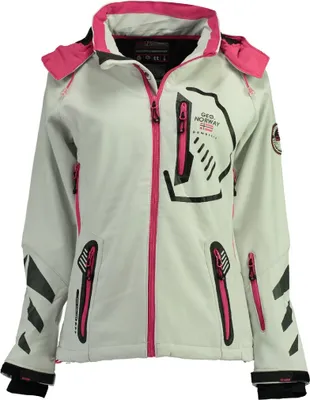 Produktbild von Geographical Norway Damen Softshell Thea Funktions Outdoor Jacke , weiß, Größe S