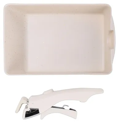 Image de Poêle antiadhésive rectangulaire en aluminium pour tamagoyaki, idéale pour les omelettes japonaises, avec manche amovible, pour le petit-déjeuner, de couleur beige