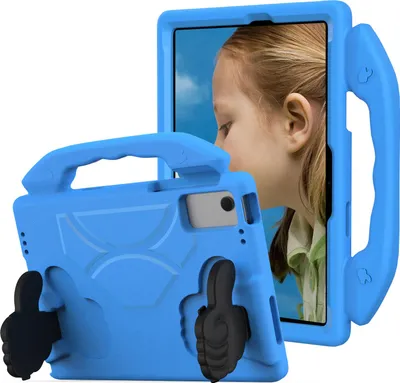 Obrázek produktu pro Dětské pouzdro pro Samsung Galaxy Tab A11 Plus/ A11+ 11" 2025, lehké EVA pěnové pouzdro s rukojetí a stojánkem Modrý