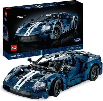 Produktbild von LEGO Technic Ford GT 2022, Modellauto für Erwachsene, Maßstab 1:12, Fortgeschrittenen-Set
