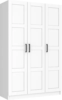 Imagen del producto de Silecomplaza Armario de 3 puertas, color blanco