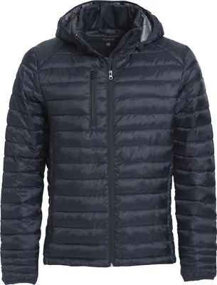 Produktbild von Hudson Jacke mit daunenähnlicher Wattierung, abnehmbarer Kapuze und Reißverschlusstaschen