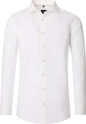 Produktbild von VENTI Herren Businesshemd Langarm Kent Modern-Fit Popeline Creme 39