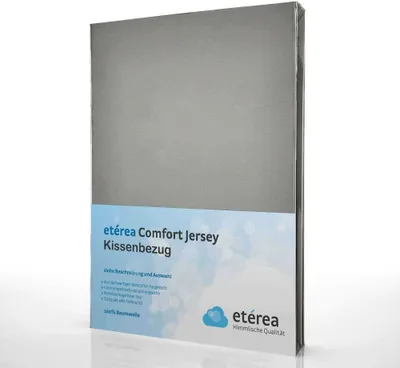 Produktbild von etérea Jersey Kissenbezug Baumwolle 40x140 cm