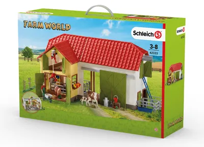 Produktbild von Schleich - Tierfiguren, Großer Bauernhof mit Tieren und Zubehör; 42333