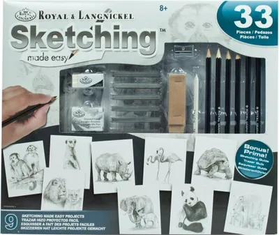 Zdjęcie produktu dla Zestaw do szkicowania Royal & Langnickel AME110 / 33 elementy