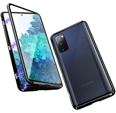 Obrázek produktu pro Pro Samsung Galaxy S23 FE Mobile Phone Case 360 Magnetic Glass Bumper Metal Case Case Cover