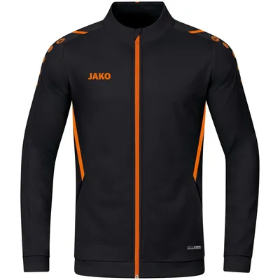 Produktbild von JAKO Damen Polyesterjacke Challenge, Farbe:schwarz/neonorange, Groesse:42
