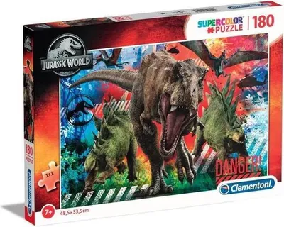 Immagine prodotto di Clementoni Puzzle 180el. Jurassic World - Oryginalny Produkt dla Fanów