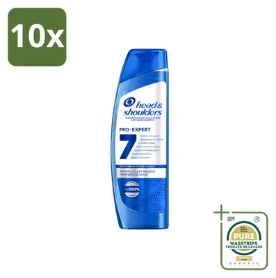 Productafbeelding van 10 x Head & Shoulders Pro-Expert 7 Anti-roos shampoo - 250 ml - Voordeelverpakking - 10 stuks
