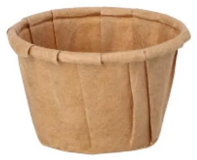 Produktbild von 250 Dressingbecher, Papier "pure" 10 ml Ø 3,5 cm · 2,2 cm braun