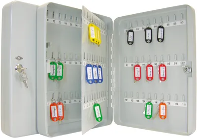 Produktbild von WEDO Schlüsselschrank für 110 Schlüssel lichtgrau