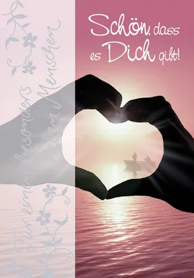 Produktbild von Allgemeine Wünsche  Schön dass es Dich gibt  Glückwunschkarte im Forma