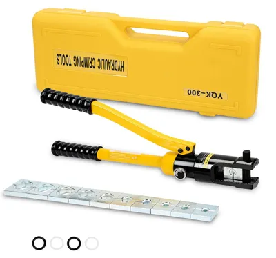 Produktbild von Eikuavons Hydraulische Crimpzange Quetschzange Presszange für Kabelschuhe Kupfer Rohr Verbundrohr Bremsleitung Set Handzange