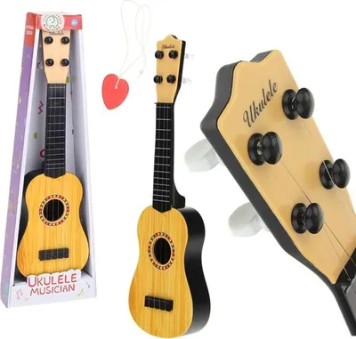 Produktbild von Klassische Akustikgitarre, Ukulele, Musikinstrumente für Kinder, Plektrum - natur