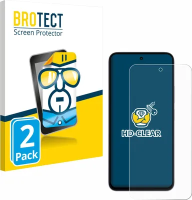 Produktbild von 2x Für Xiaomi Redmi 15 Schutzfolie BROTECT Displayschutz Display Schutz Folie Klar Transparent