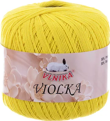 Produktbild von Häkelgarn Violka 50g Baumwolle tlw. recycled Klassikgarn Filetgarn unifarben