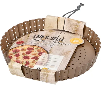 Tarte- und Quicheform, Ø 20 cm, mit Hebeboden, perforiert