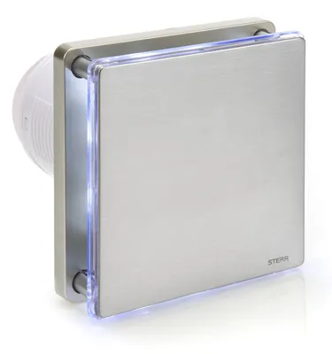 Obrázek produktu pro BFS100L-S - Stříbrný koupelnový ventilátor (LED)