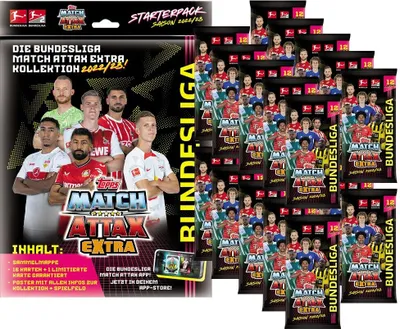Image de Topps Match Attax EXTRA 2022/23 - 1 Starter + 20 Boosters