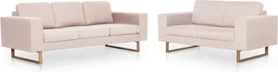 Produktbild von VidaXL 276859, Cremefarben, 3 Sitz(e), Polyester, 2000 mm, 820 mm, 750 mm