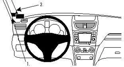 Produktbild von Brodit ProClip Fahrzeughalter 804568 - Linksbefestigung - Suzuki Swift 11-17