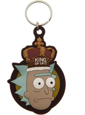 Produktbild von Rick And Morty - PVC Schlüsselanhänger TA9130 (Einheitsgröße) (Braun/Blau/Weiß)