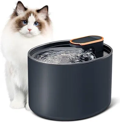 Immagine prodotto di Supporto per gatti - Fontana per gatti - Blu scuro - Plastica