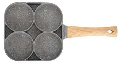 Image de Poêle à crêpes, œufs, crêpes, beignets, 4 fentes