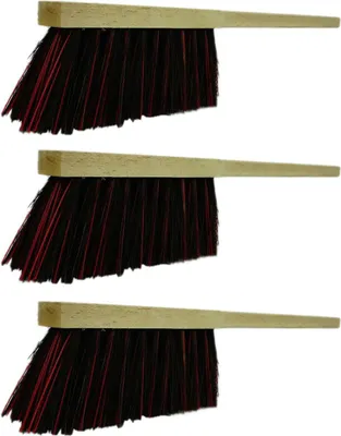Immagine prodotto di Novaliv 4x spazzola a mano con manico lungo I 45 cm I Arenga & Elaston I frusta in legno spazzaneve spazzola per polvere
