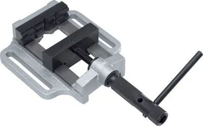 Produktbild von ELMAG PROFI-Maschinenschraubstock 6/ 150 mm, mit Prismenbacke, Spannweite 145mm