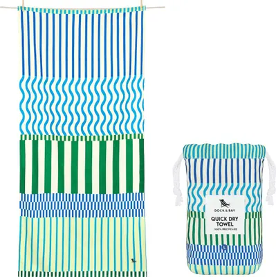 Produktbild von Dock & Bay Beach Towel L Blueberry Spritz 160x90cm