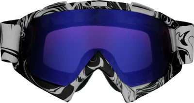 Immagine prodotto di Occhiali da motocross argento con lenti blu-viola