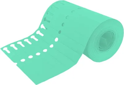 Produktbild von CombiCraft PVC Schlaufenetiketten 120x13mm - Grün - 1000 Stück