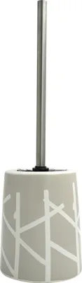 Produktbild von WC Bürste Et Support Ceramique Tree Taupe Et Blanc