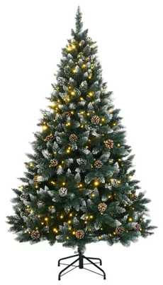 Produktbild von vidaXL Künstlicher Weihnachtsbaum 300 LEDs 180 cm