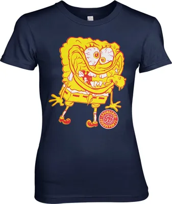 Produktbild von Spongebob Squarepants - Weird Girly Tee - Large - Navy