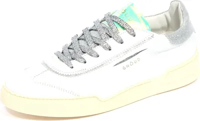 Zdjęcie produktu dla G5480 sneaker donna GHOUD LOB 01 off white skórzane buty damskie