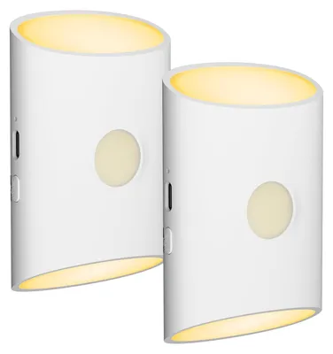 2er-Set Nachtlampen mit Bewegungsmelder, USB-C, dimmbar, magnetisch