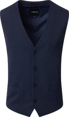 Produktbild von VENTI Herren Anzugweste FORMAL V-Neck Polyestermix Marine 56