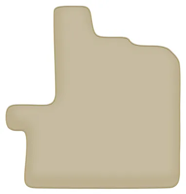 Immagine prodotto di Tappetino conducente in velluto PREMIUM beige compatibile con Fiat Ducato III (2006-2014, furgone) – con fissaggi – su misura