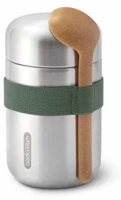 Produktbild von black+blum BAM-FFB-S010, Flakon, Rund, 0,4 l, Olive, Edelstahl, Edelstahl, 6 h