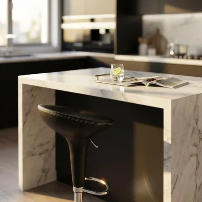 Immagine prodotto di Milani Home - sgabello bar in plastica e metallo, nero, altezza regolabile, per cucina e sala da pranzo