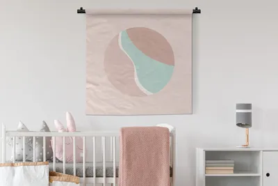 Produktbild von MuchoWow® Wandteppich Wandbehang Sommer - Meer - Strand 90x90 cm Tapisserie Dekoration Wandtuch - Wandaufhänger