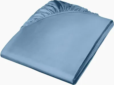 Produktbild von Fleuresse Mako-Satin-Spannlaken Colours, bleu