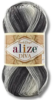Immagine prodotto di Alize 1x 100g, filato Diva Batik, sfumature di colore, adatto per uncinetto e maglia (1900)