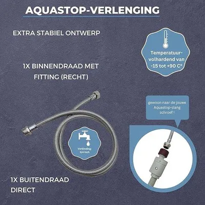 Produktbild von Famanu Abfluss-Schlauch Verlängerung - 1,5 m